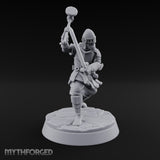 Mismatched Armoury, Matching Resolve Human Knight C — Sword & Warhammer