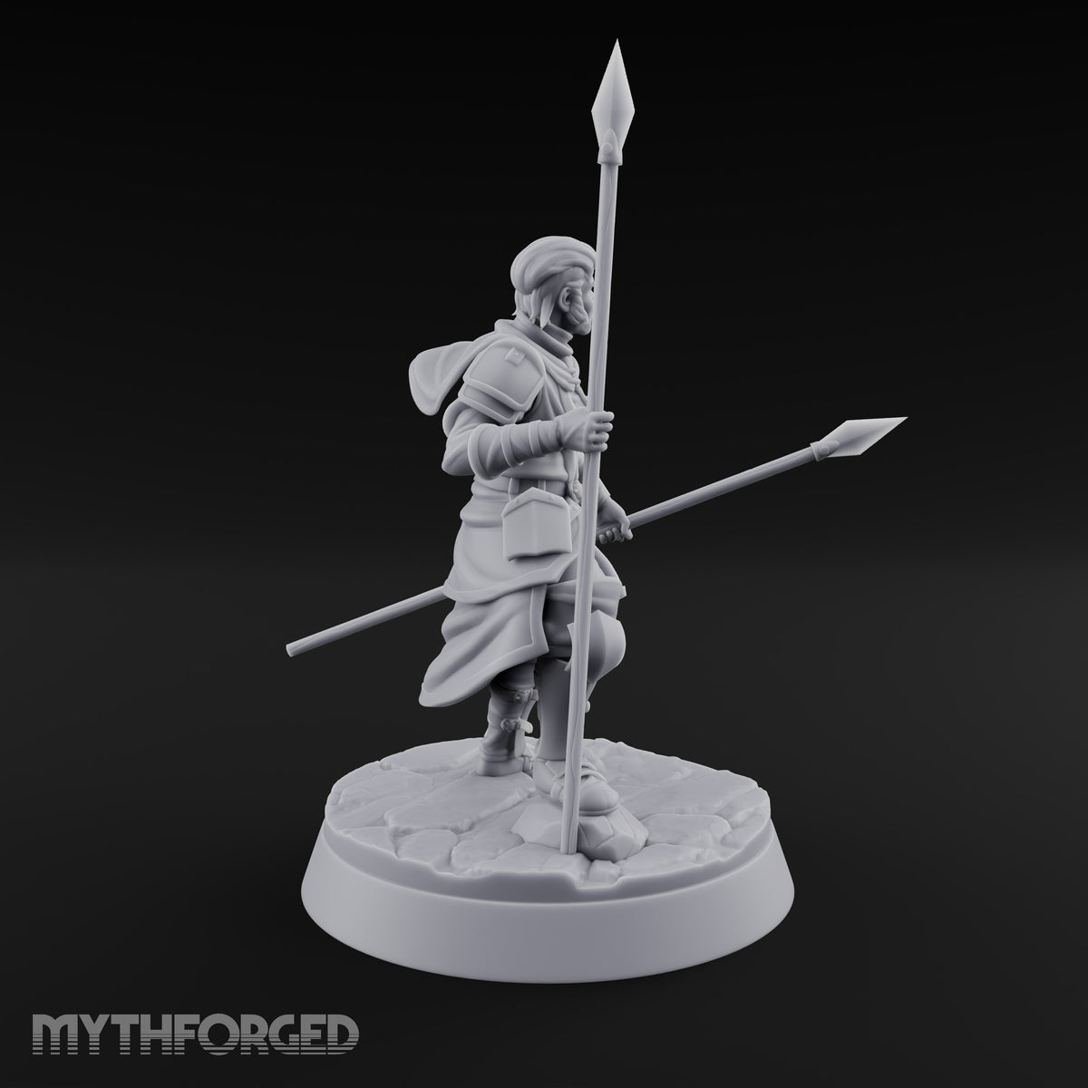 Mismatched Armoury, Matching Resolve Human Knight D — Spear & Javelin