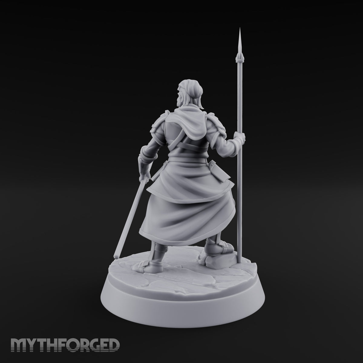 Mismatched Armoury, Matching Resolve Human Knight D — Spear & Javelin