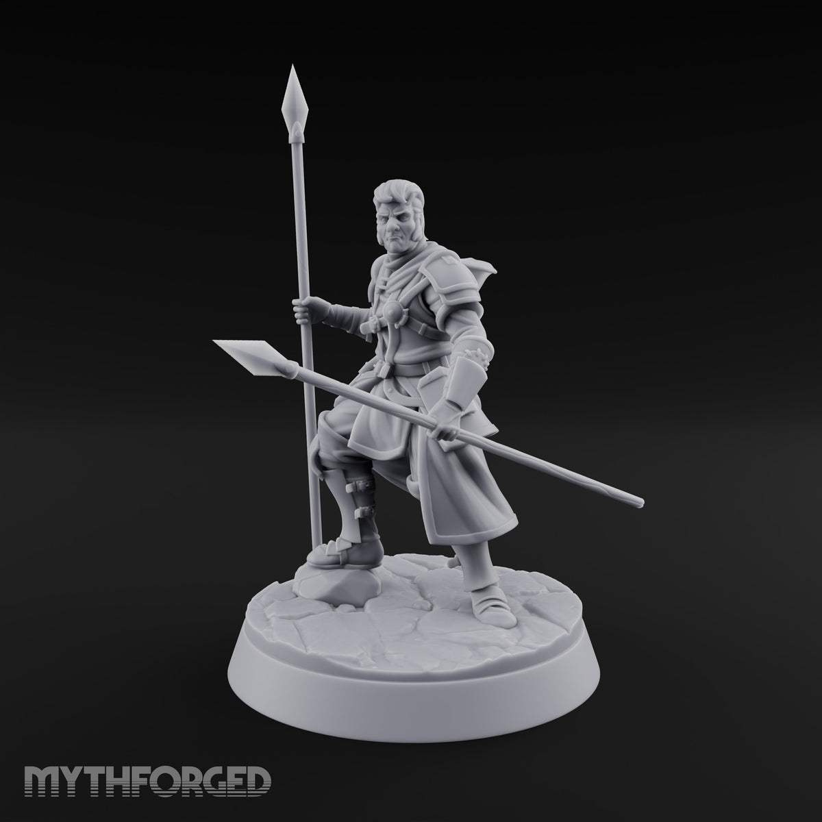 Mismatched Armoury, Matching Resolve Human Knight D — Spear & Javelin