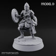 Mismatched Armoury, Matching Resolve Human Knight D — Sword & Round Shield