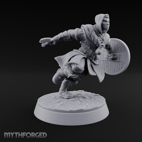Muster Roll Misfits Human Soldier A — Dagger & Shield