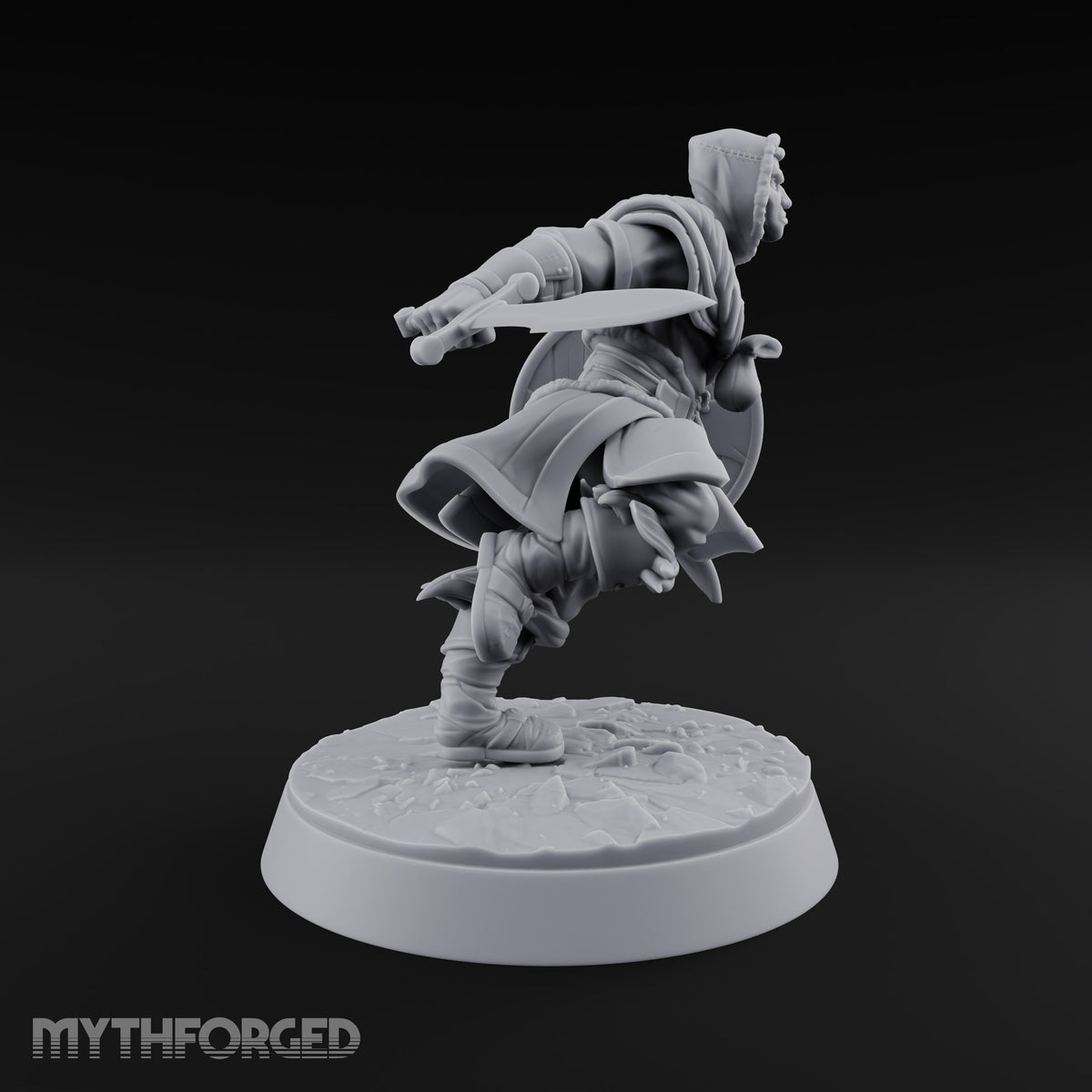 Muster Roll Misfits Human Soldier A — Dagger & Shield