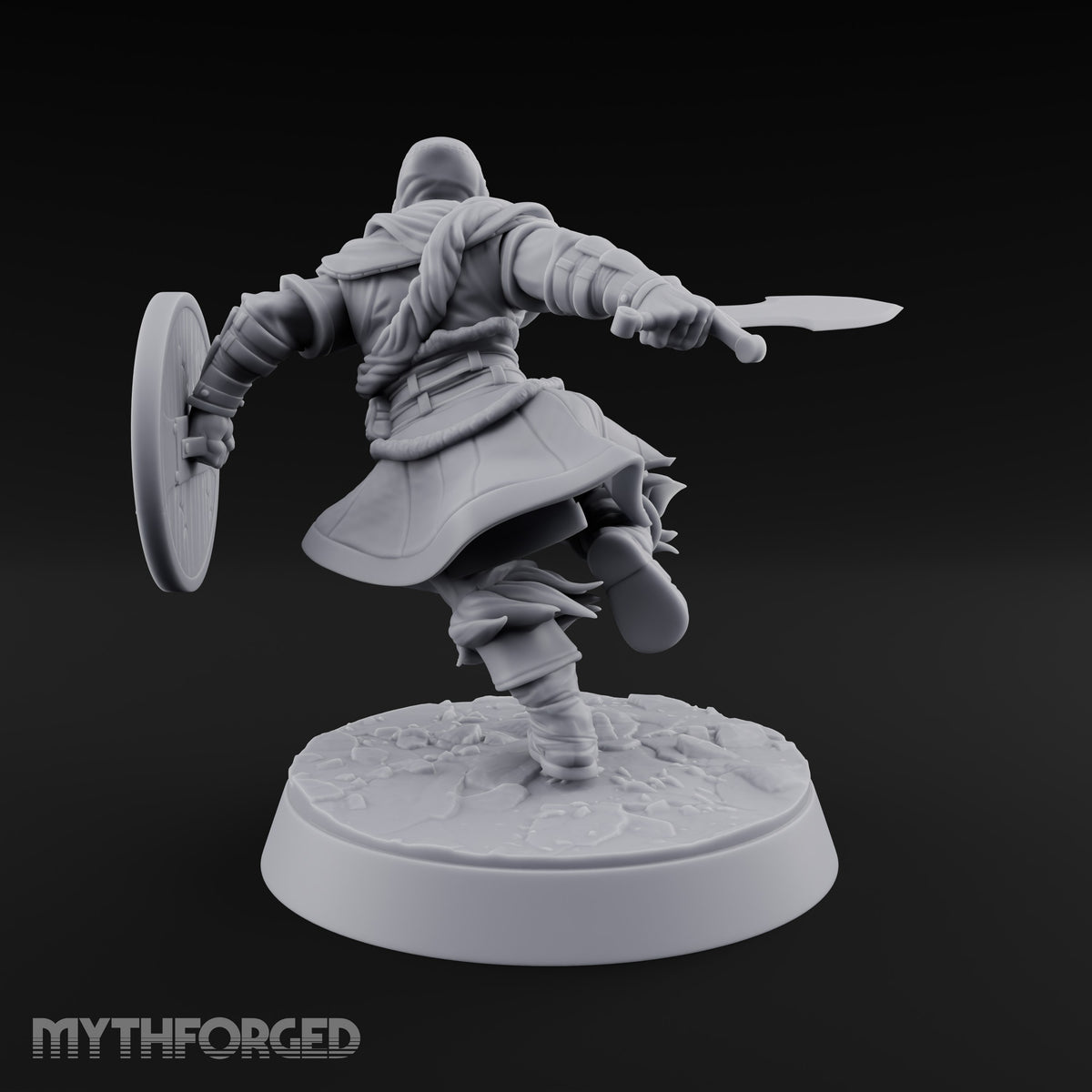 Muster Roll Misfits Human Soldier A — Dagger & Shield