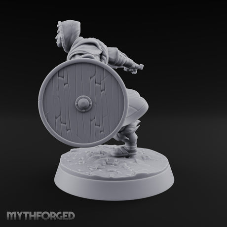 Muster Roll Misfits Human Soldier A — Dagger & Shield