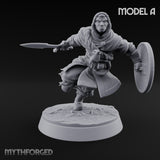 Muster Roll Misfits Human Soldiers — A · Dagger & Shield + Sword & Open Hand + Crossbow & Hammer + Sword & Shield