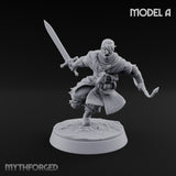 Muster Roll Misfits Human Soldiers — A · Sword & Whip + Axe & Shield + Sword & Flail + Axe & Dagger