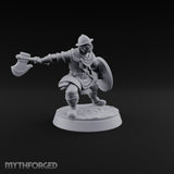 Muster Roll Misfits Human Soldier B — Axe & Shield