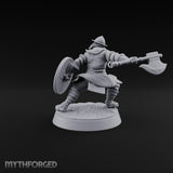 Muster Roll Misfits Human Soldier B — Axe & Shield