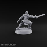 Muster Roll Misfits Human Soldier B — Sword & Open Hand