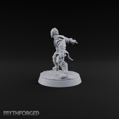 Muster Roll Misfits Human Soldier B — Sword & Open Hand