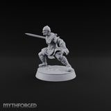 Muster Roll Misfits Human Soldier B — Sword & Open Hand