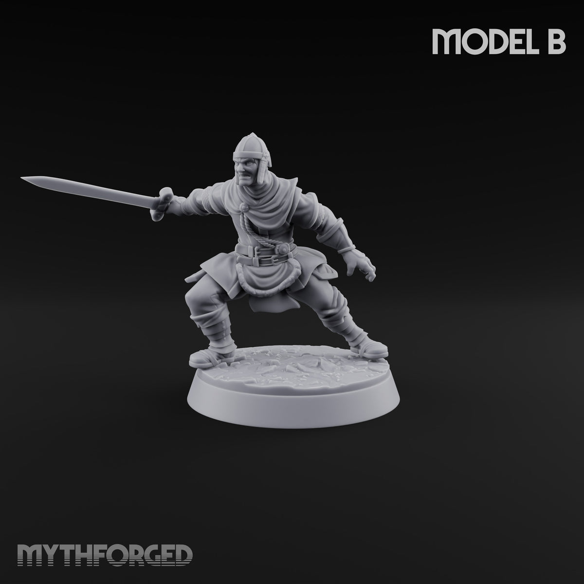 Muster Roll Misfits Human Soldiers — B · Dagger & Shield + Sword & Open Hand + Crossbow & Hammer + Sword & Shield