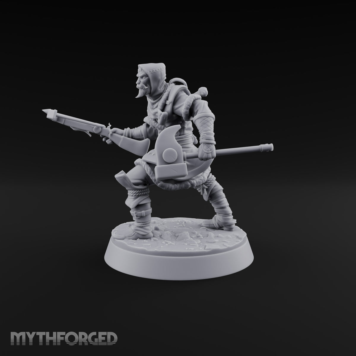 Muster Roll Misfits Human Soldier C — Crossbow & Hammer