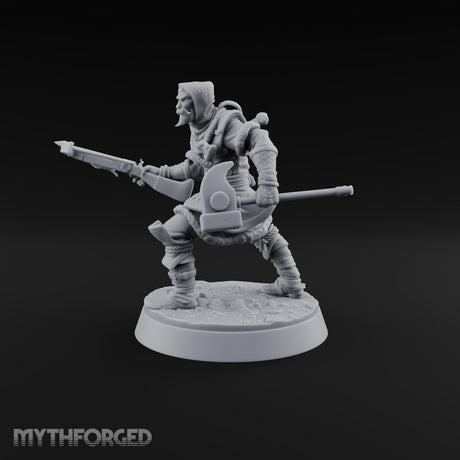 Muster Roll Misfits Human Soldier C — Crossbow & Hammer