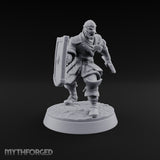 Muster Roll Misfits Human Soldier C — Spear & Tower Shield