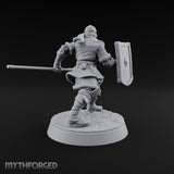Muster Roll Misfits Human Soldier C — Spear & Tower Shield