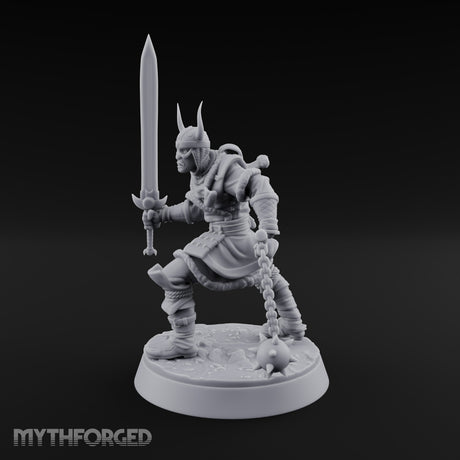 Muster Roll Misfits Human Soldier C — Sword & Flail