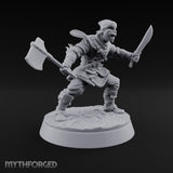 Muster Roll Misfits Human Soldier D — Axe & Dagger