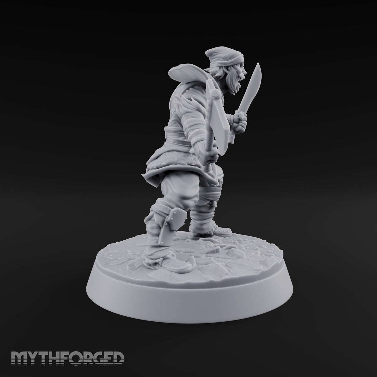 Muster Roll Misfits Human Soldier D — Axe & Dagger
