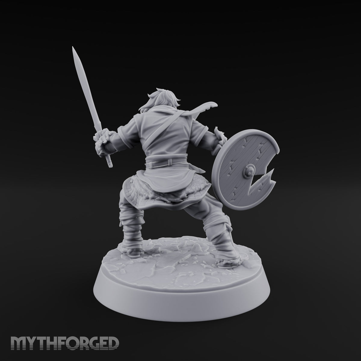 Muster Roll Misfits Human Soldier D — Sword & Shield