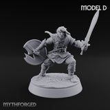 Muster Roll Misfits Human Soldier D — Sword & Shield