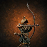Arrow Loosing Nomad Archer B — painted concept preview (miniature supplied unpainted)