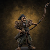 Arrow Loosing Nomad Archer E — painted concept preview (miniature supplied unpainted)