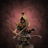 Arrow Loosing Nomad Archer F — painted concept preview (miniature supplied unpainted)