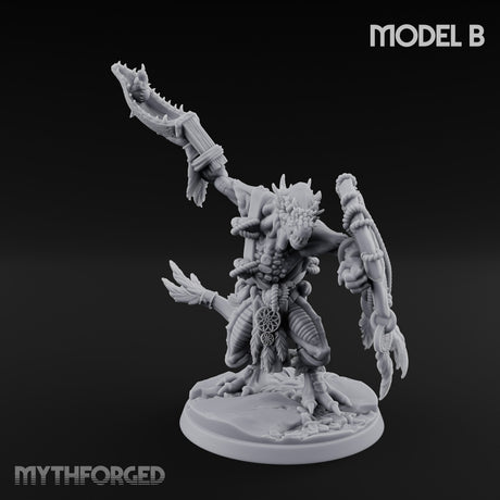 Arrow Nocking Lizardfolk Archer B