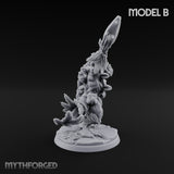 Arrow Nocking Lizardfolk Archer B Miniature for Dungeons and Dragons, Pathfinder or other TTRPGs