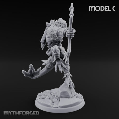 Arrow Nocking Lizardfolk Archer C gallery 3