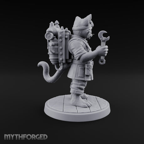 Nine Lives, One Loose Bolt Tabaxi Artificer