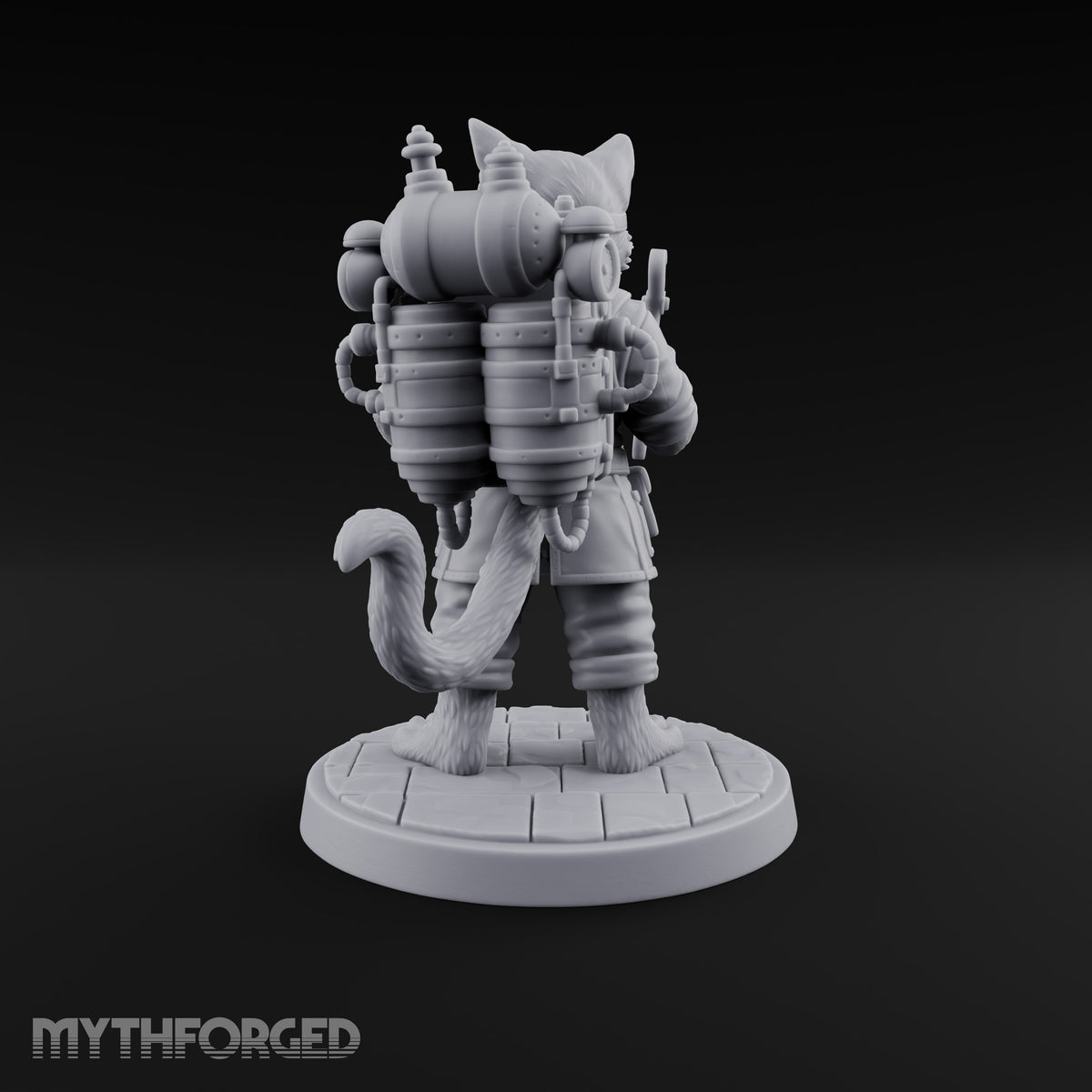 Nine Lives, One Loose Bolt Tabaxi Artificer