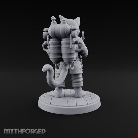 Nine Lives, One Loose Bolt Tabaxi Artificer