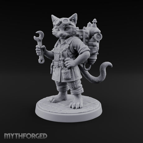Nine Lives, One Loose Bolt Tabaxi Artificer