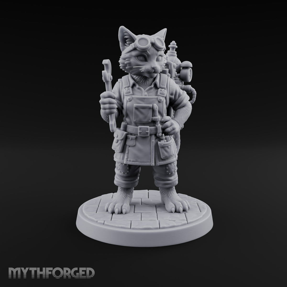 Nine Lives, One Loose Bolt Tabaxi Artificer