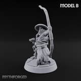 Bow Flexing Ashigaru Archers B Miniature for Dungeons and Dragons, Pathfinder or other TTRPGs
