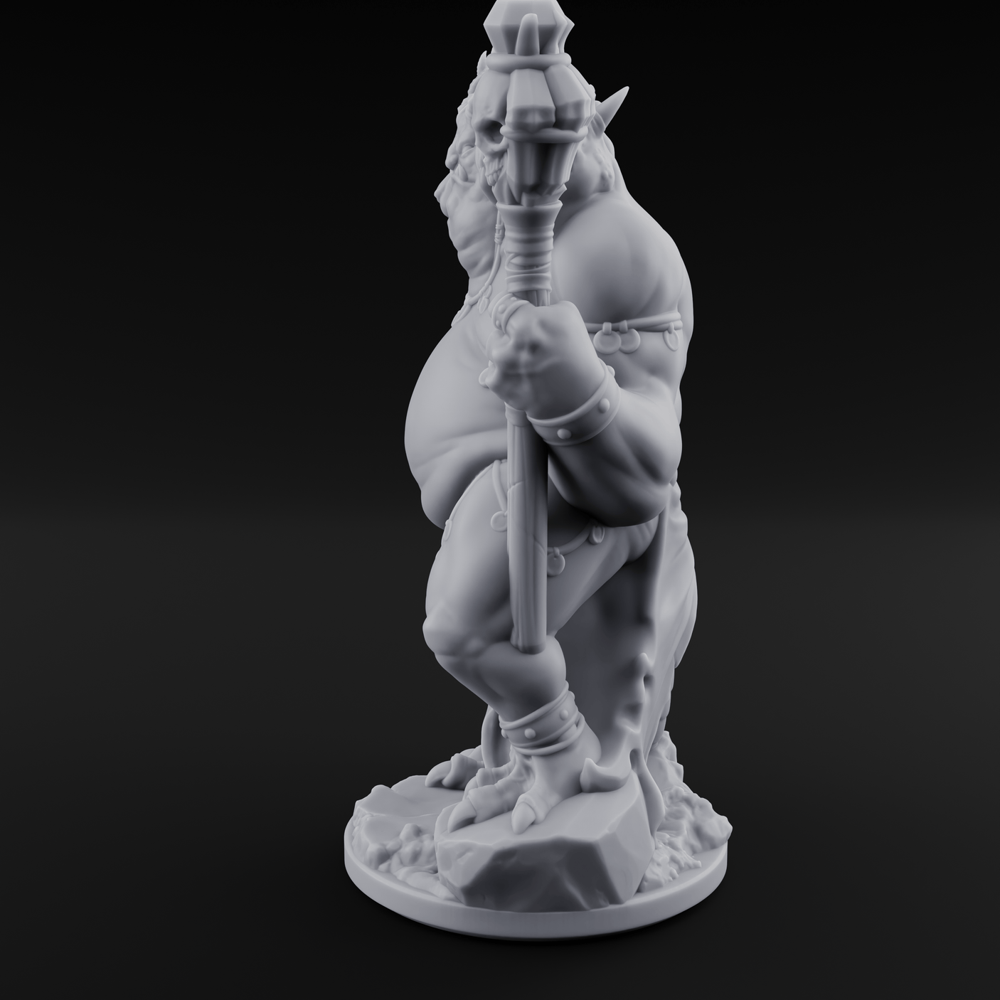 Three Heads Full Of Trouble Devil Overlord Miniature for Dungeons and Dragons, Pathfinder or other TTRPGs