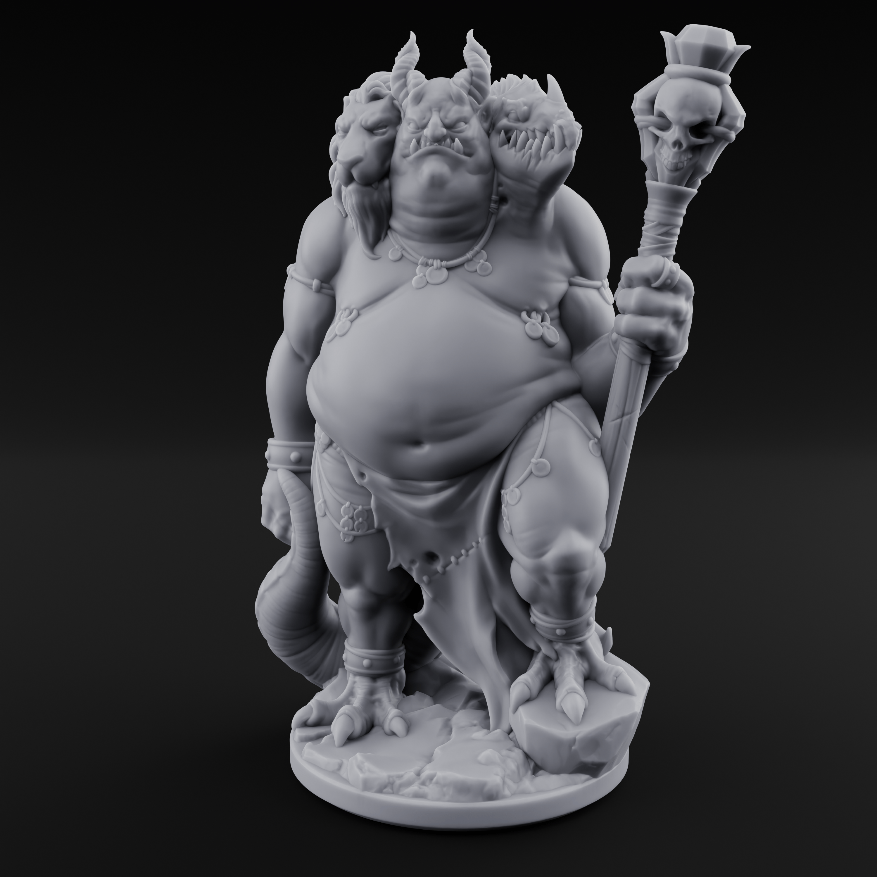 Three Heads Full Of Trouble Devil Overlord