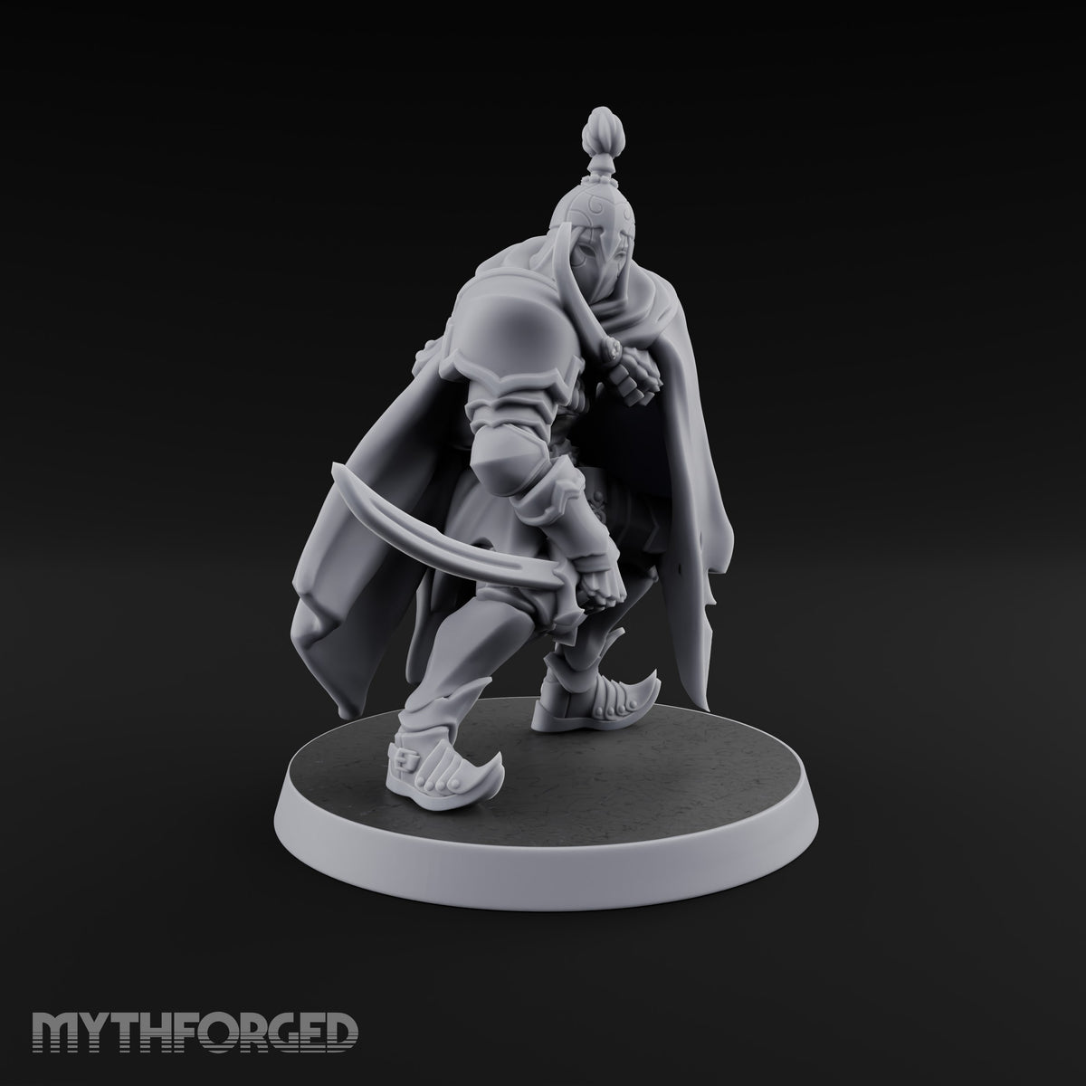The Guard Never Saw Him Kneel Human Assassin — Helmet