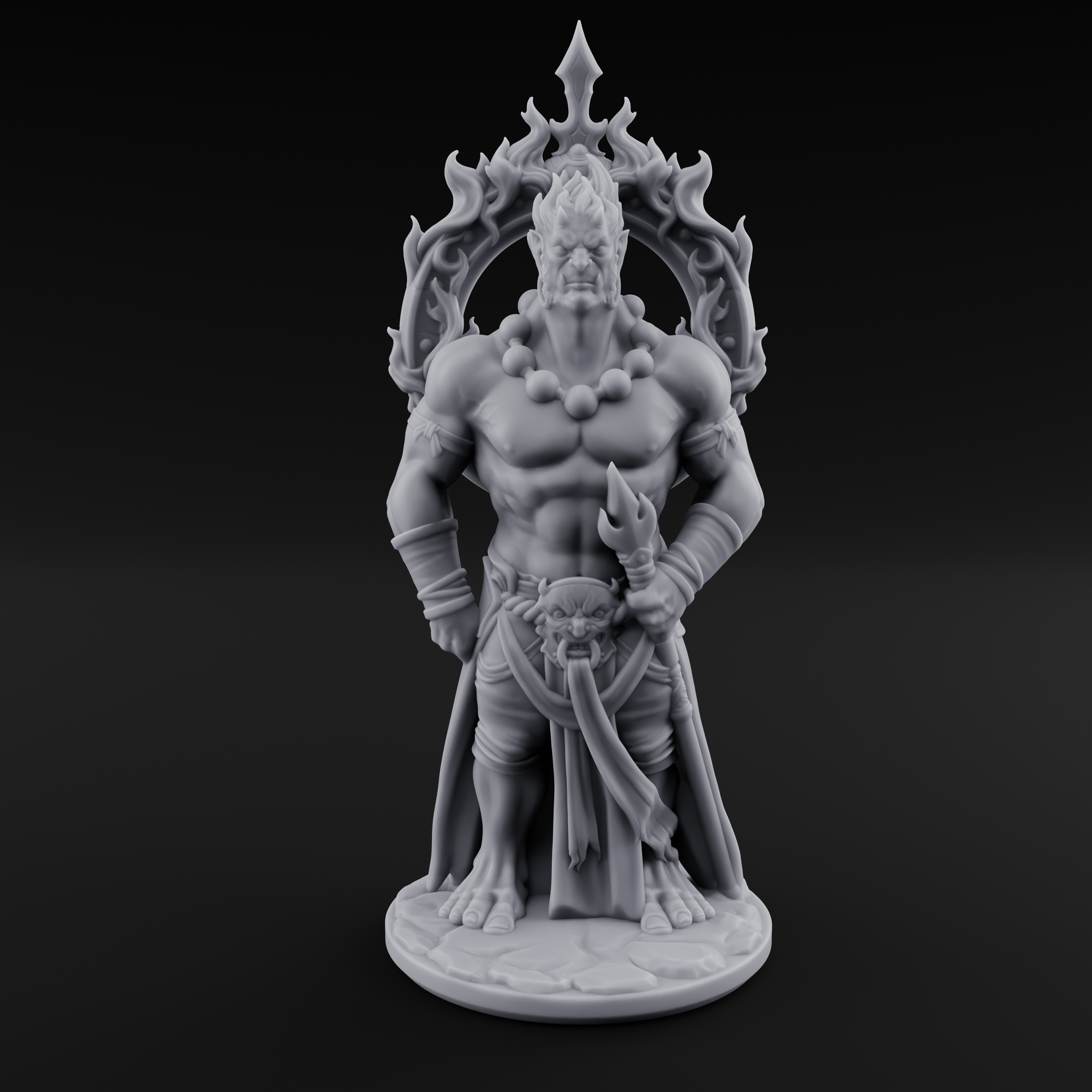 Halo Bearing Demon Asura