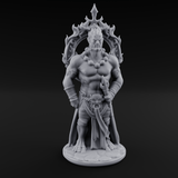 Halo Bearing Demon Asura Miniature for Dungeons and Dragons, Pathfinder or other TTRPGs