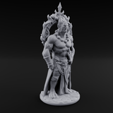 Halo Bearing Demon Asura Miniature for Dungeons and Dragons, Pathfinder or other TTRPGs