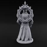 Halo Bearing Demon Asura Miniature for Dungeons and Dragons, Pathfinder or other TTRPGs
