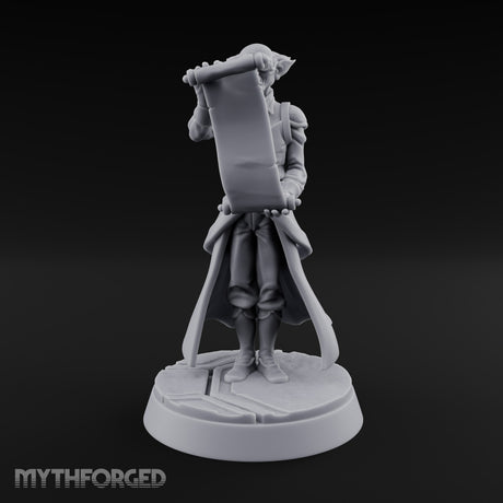 Terms and Conditions Apply Goblin Clerk with Scroll and Goggles