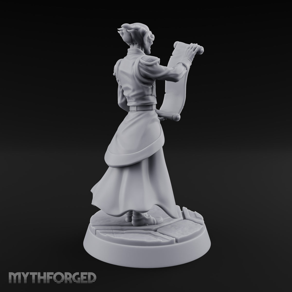 Terms and Conditions Apply Goblin Clerk with Scroll and Goggles