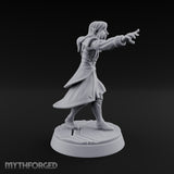 Bid Withdrawn in Panic Elf Male Auctioneer with Mallet and Long Coat