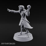Bid Withdrawn in Panic Elf Male Auctioneer with Mallet and Long Coat