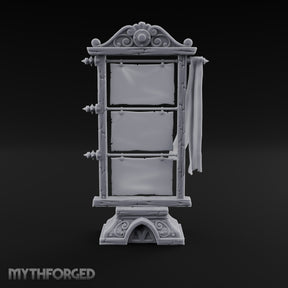 Fresh Notices, Blank Slate Wooden Display Stand